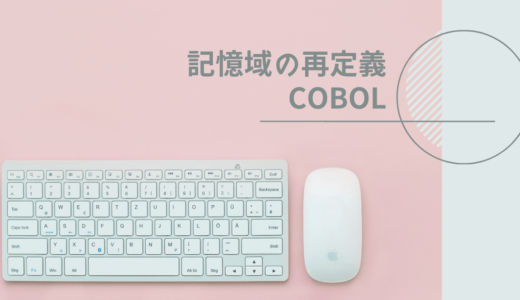 COBOLの記憶域再定義を解説(REDEFINESの使用方法)