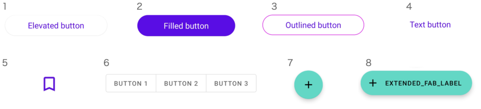 Android studio ボタン一覧